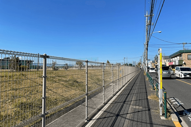 写真：道路整備状況　提供：真如苑